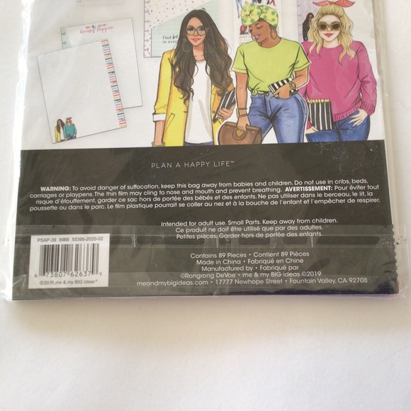 THE HAPPY PLANNER FASHION THEMED PLANNER ACCESSORY KIT NWT - Picture 5 of 10